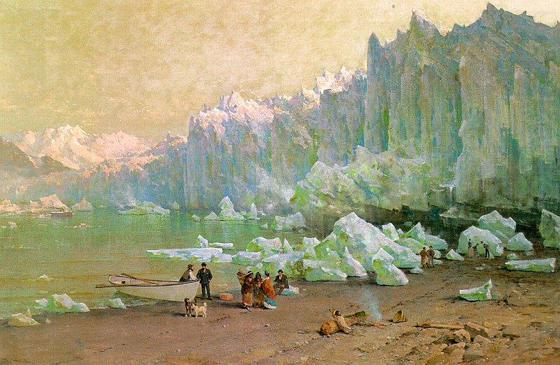 The Muir Glacier in Alaska, Thomas Hill